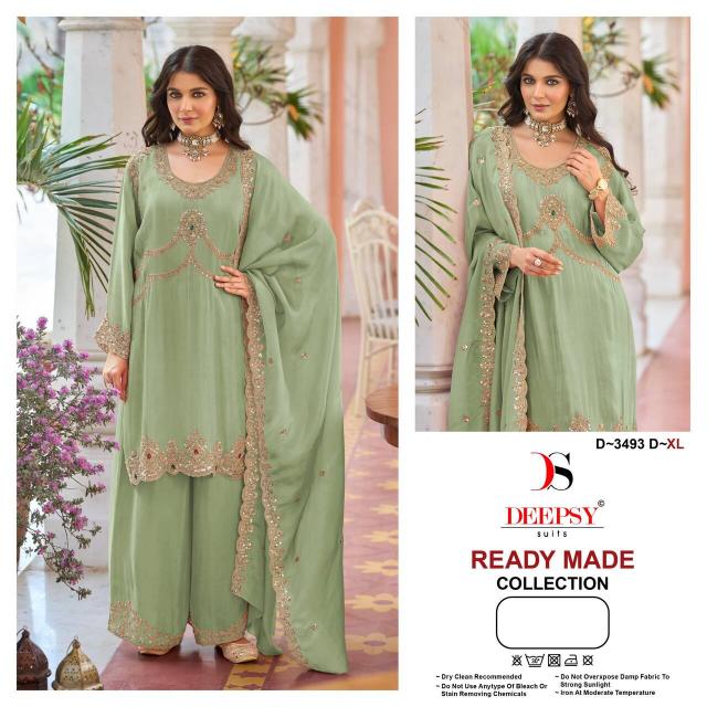 Deepsy ready to wear collcetion D-3493 pakistani suits wholesalers in surat